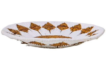 Gipsy - Piatto Decorativo da appendere in Seegrass e Macrame