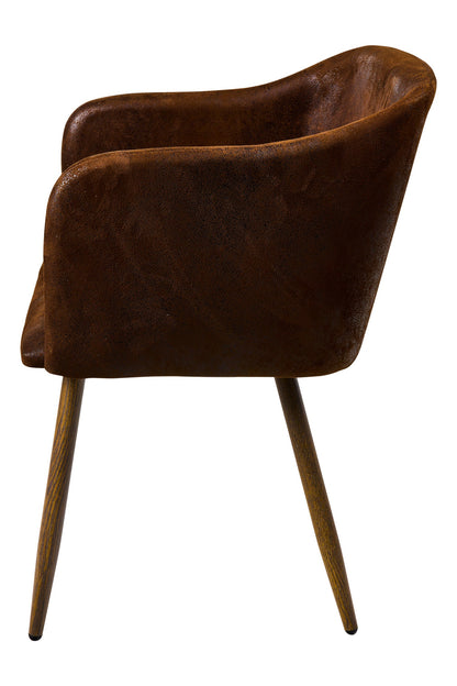 Ada - Poltronicina Imobttita Tessuto Simil Pelle