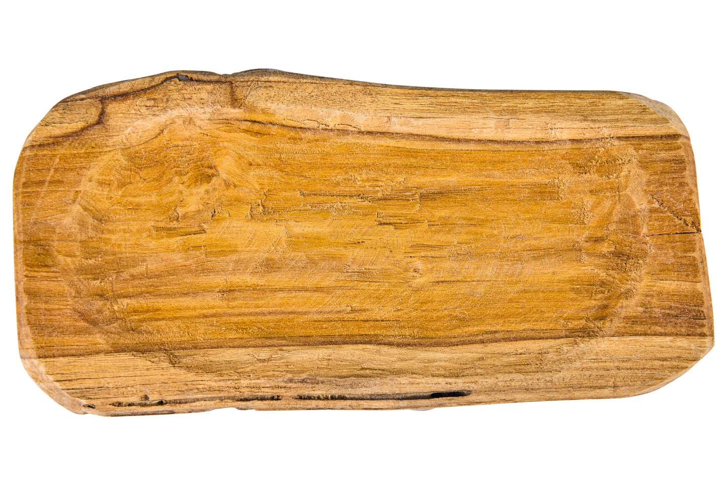 Decoro Ciotola Scavata in Legno di Jati