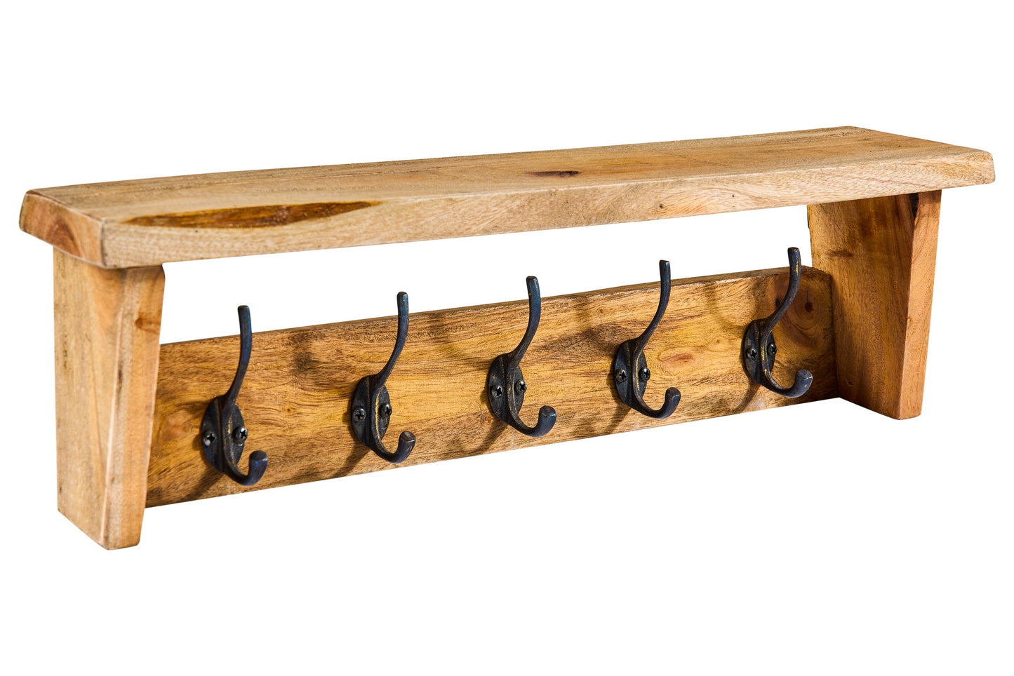 Utilità - Attacapanni 5 Ganci Con Mensola