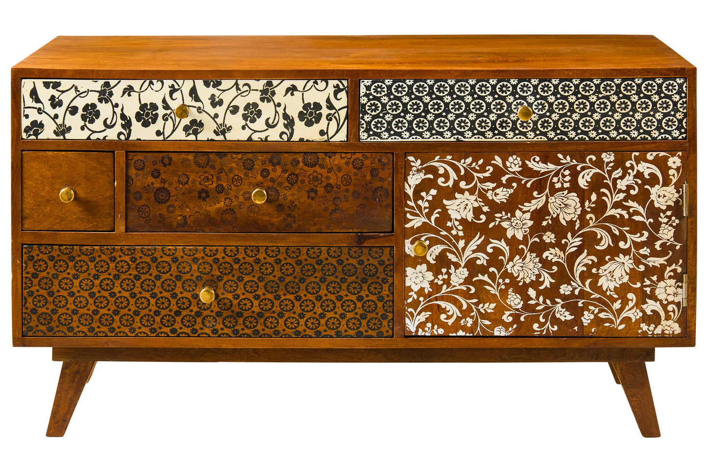 Honfleur - Credenza 1 Sportello 5 Cassetti