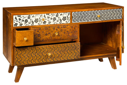 Honfleur - Credenza 1 Sportello 5 Cassetti