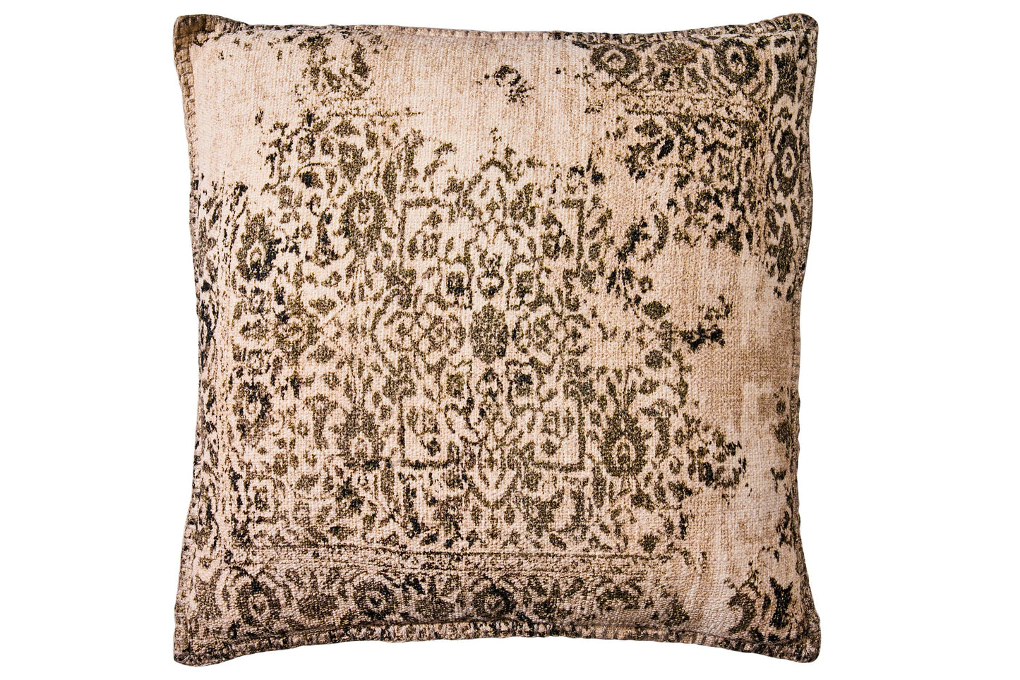 Bianca - Cuscino Stampa Vintage Tonalita Beige Con Interno