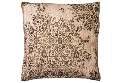 Bianca - Cuscino Stampa Vintage Tonalita Beige Con Interno