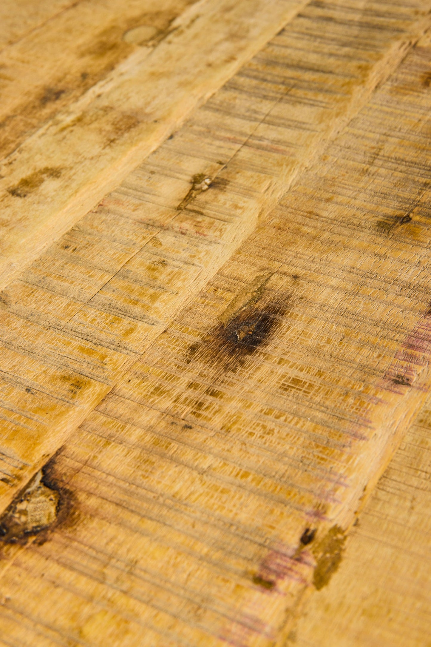 Linea Sbiancato - Credenza 3 Cassetti 2 Sportelli in Legno Riciclato