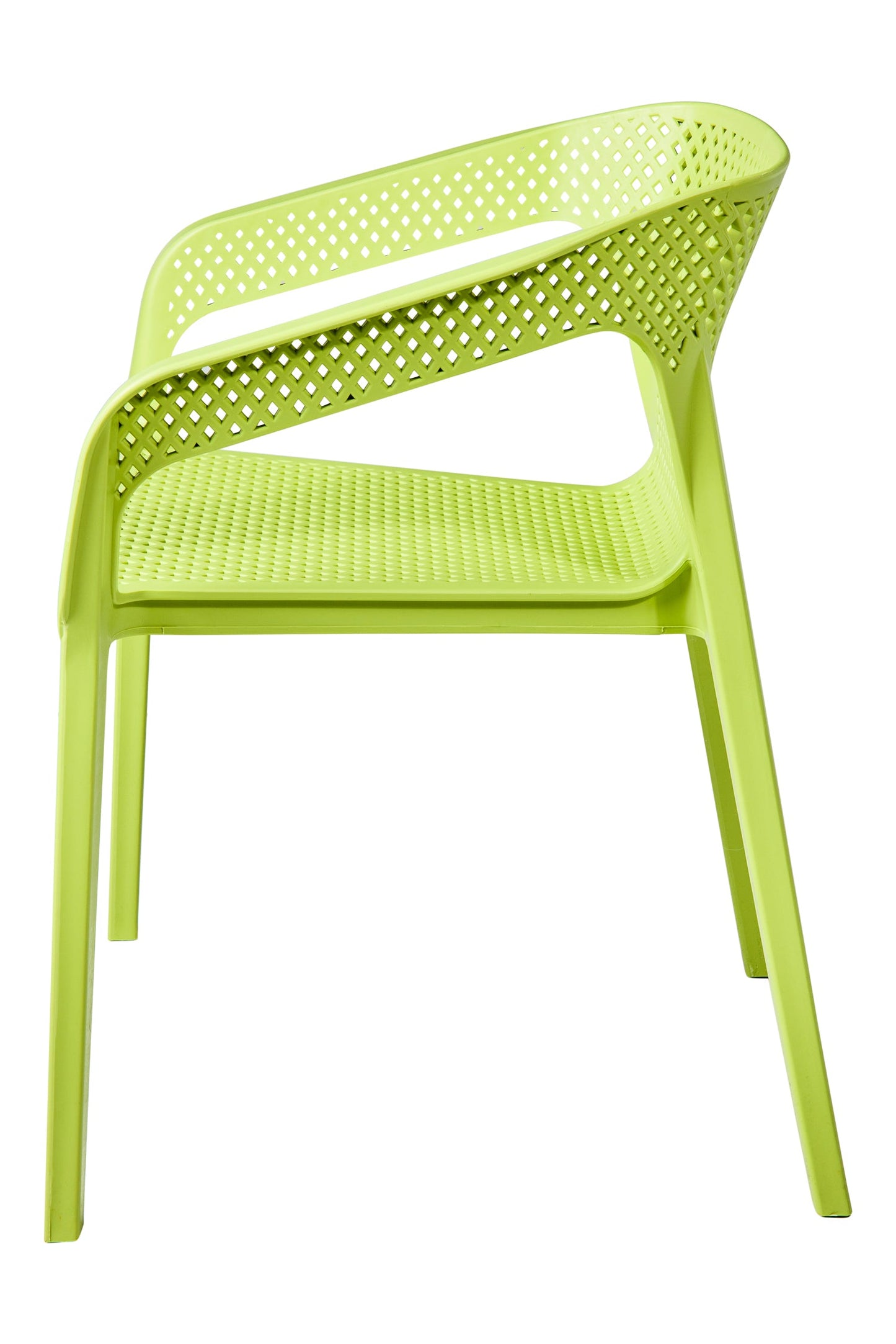 Pitone - Sedia Impilabile in PP Verde