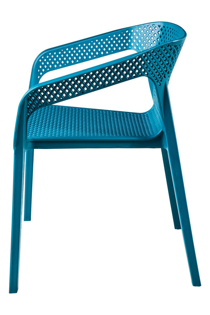 Python - Sedia Impilabile in PP Blu