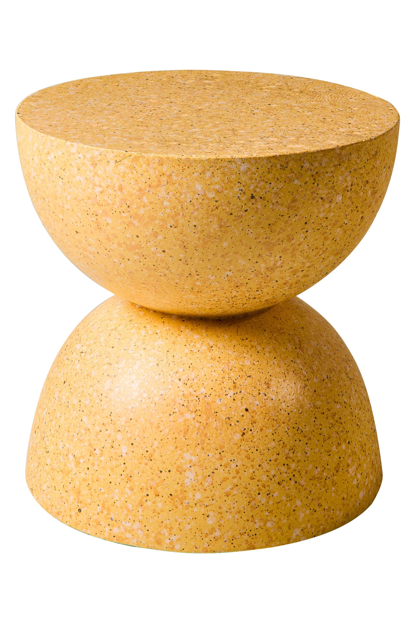 In &amp; Out Tavolino Sezione Di Sfere In Poliresina Graniglia Beige