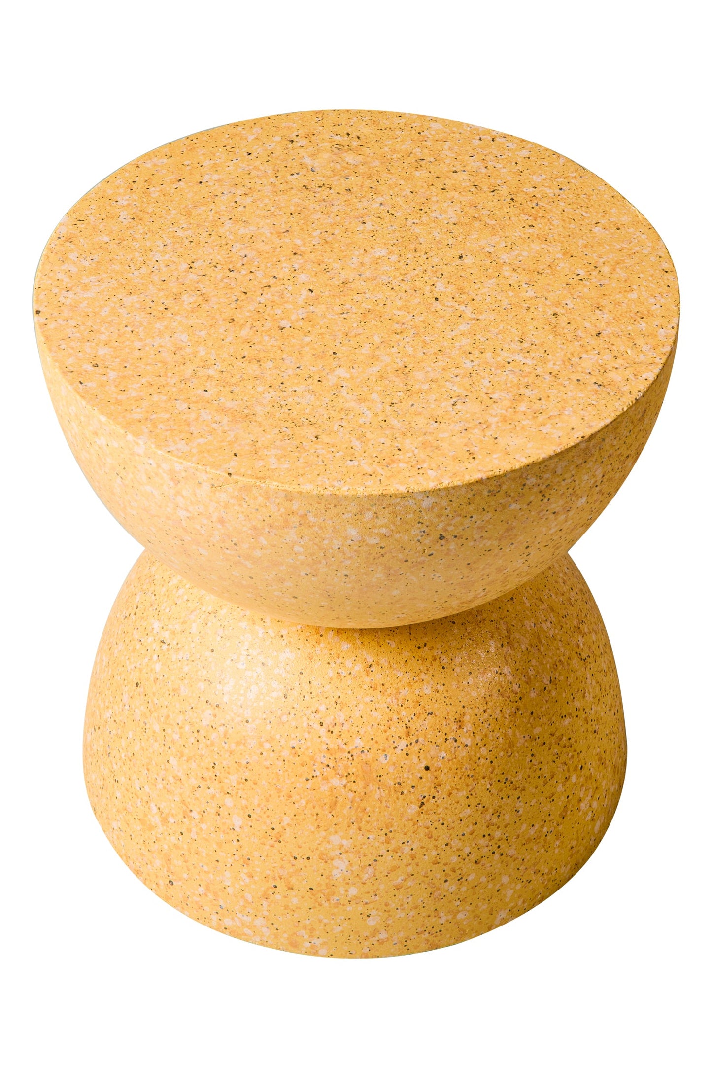 In &amp; Out Tavolino Sezione Di Sfere In Poliresina Graniglia Beige