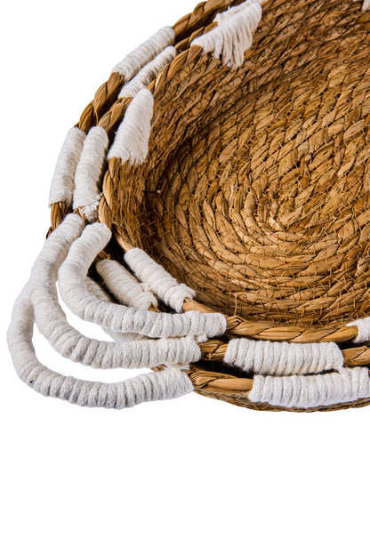 Boho Chic - Ceste Vassoi Ovali Con Manici Porta Pyrex