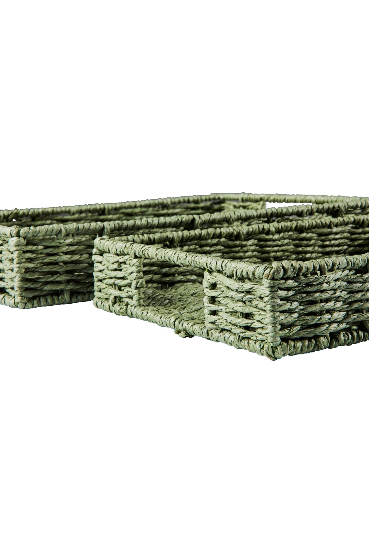 Gourmet - Cesto Vassoio Rettangolare Verde Set 1/2