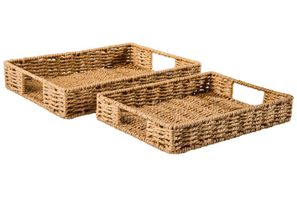 Gourmet - Cesto Vassoio Rettangolare Naturale Set 1/2