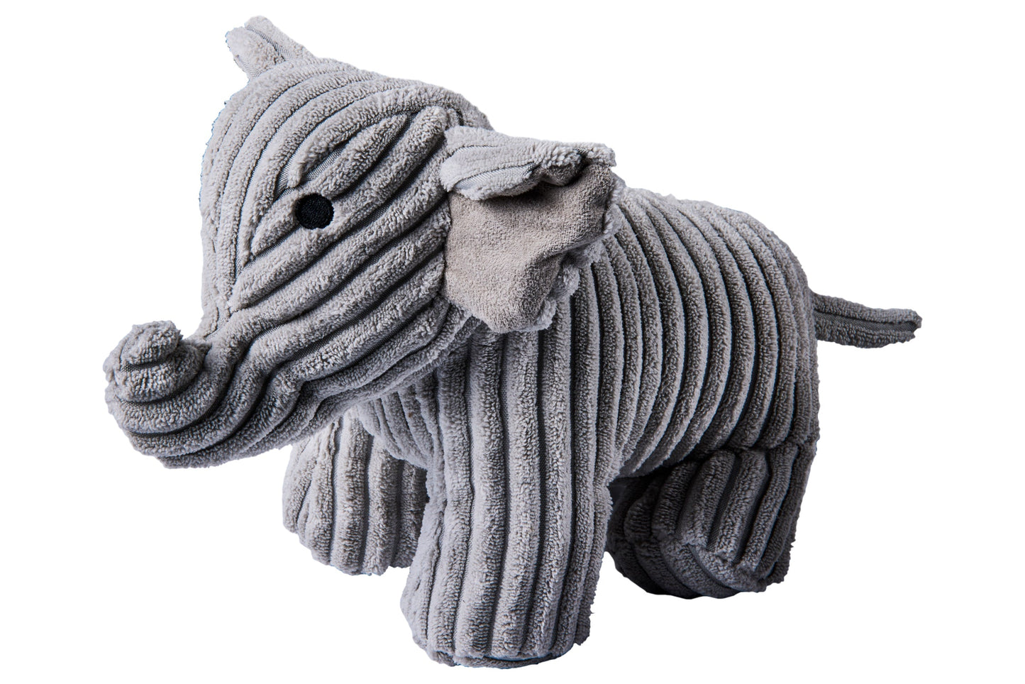 Fermaporta - Elefante Velluto Coste Grigio