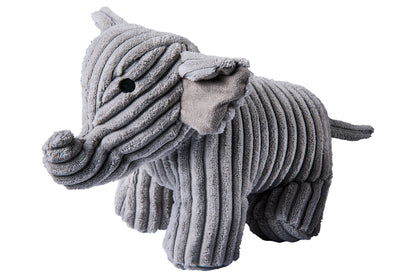 Fermaporta - Elefante Velluto Coste Grigio