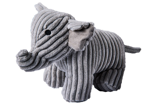 Fermaporta - Elefante Velluto Coste Grigio