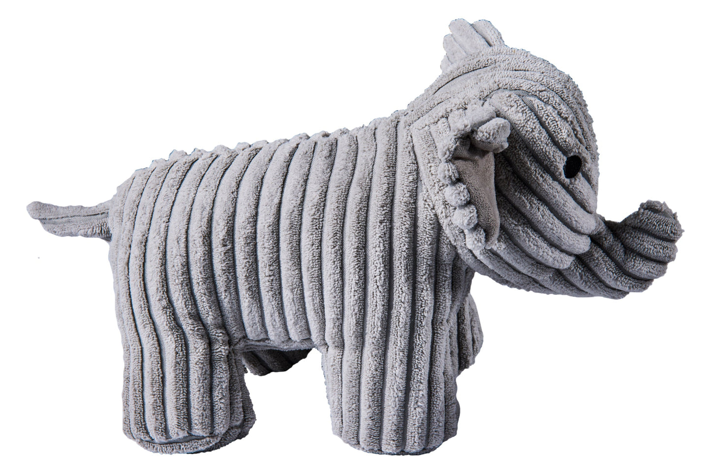 Fermaporta - Elefante Velluto Coste Grigio