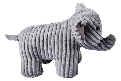 Fermaporta - Elefante Velluto Coste Grigio