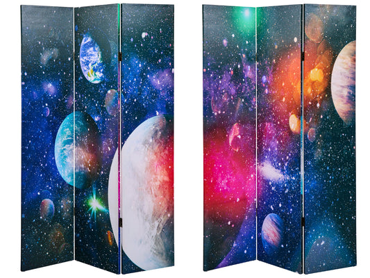 Paravento - Universo Fronte Retro 3 Ante Tela