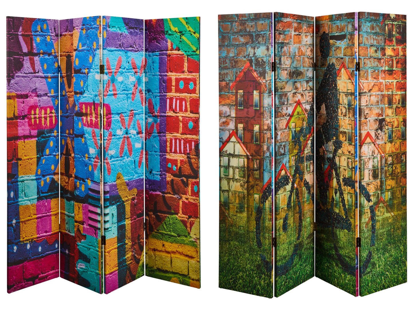 Paravento - Street Art 4 Ante Lino