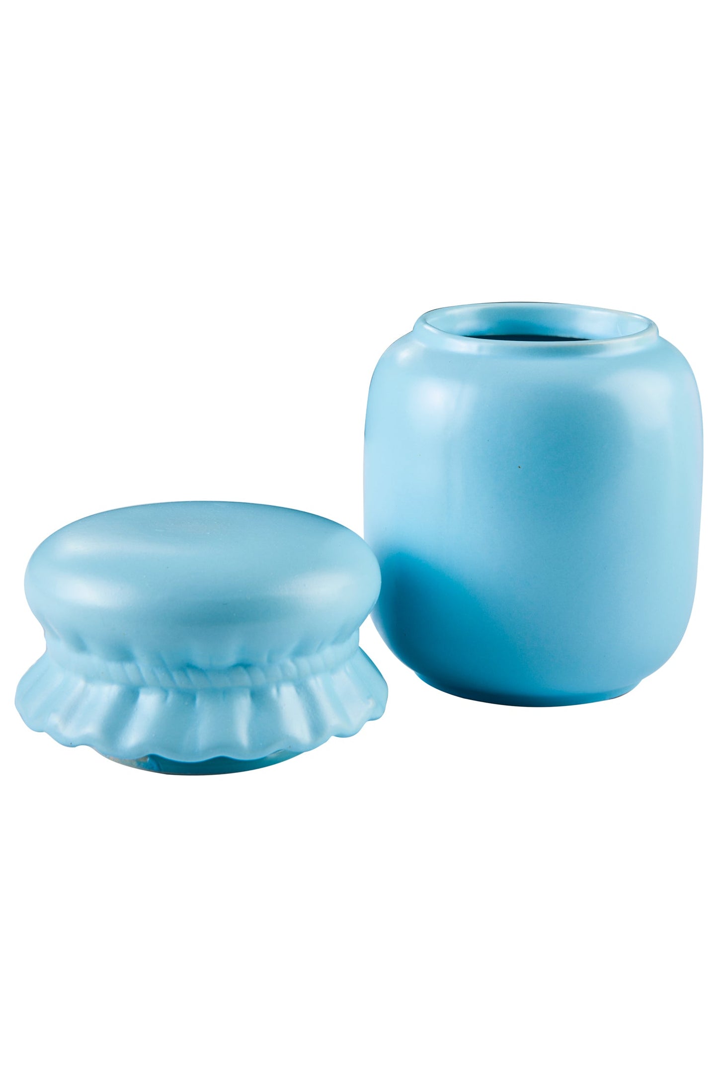 Pastello - Barattolo Con Tappo Confettura Azzurro