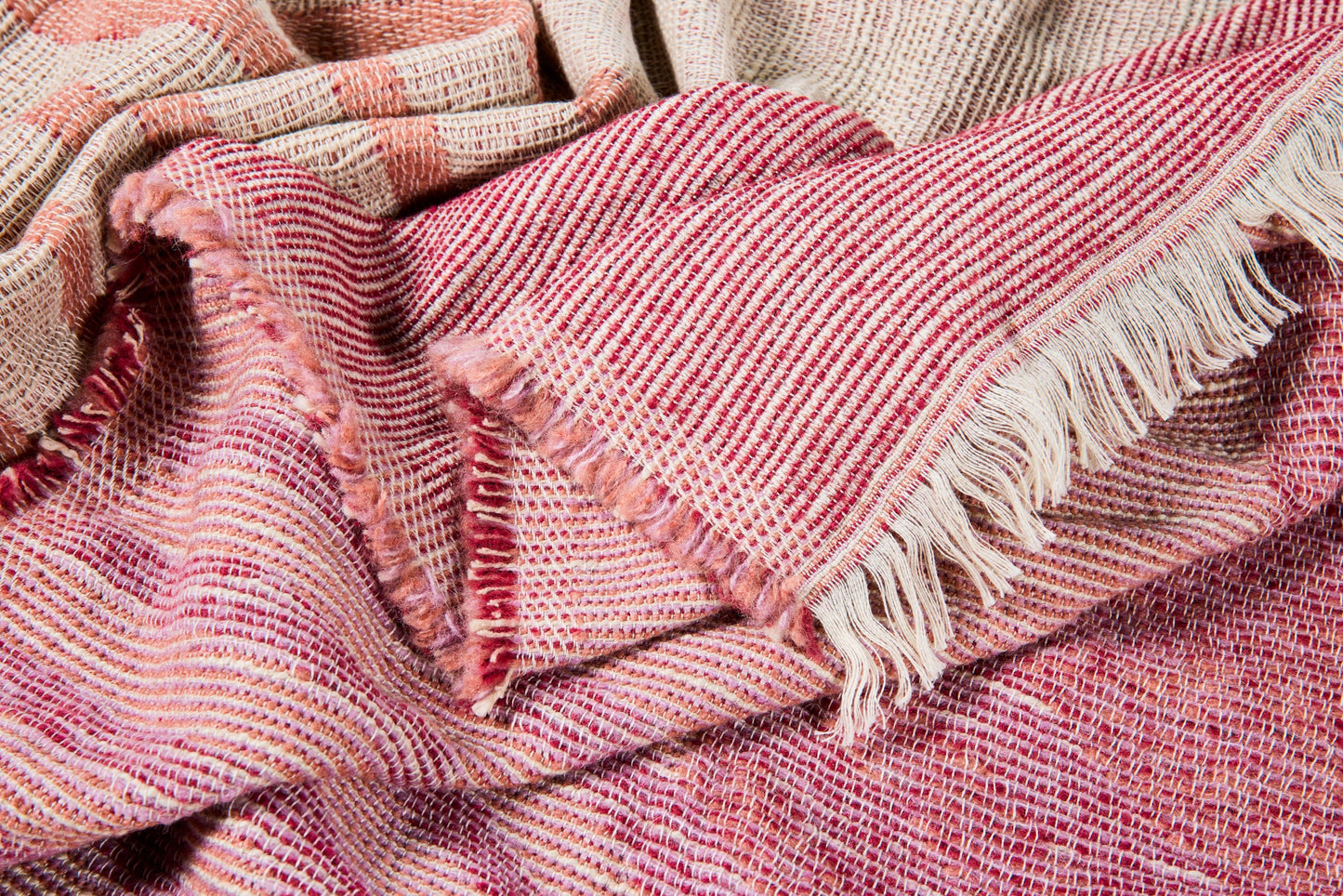 Geometrico - Coperta Tonalita Rosa 130X170