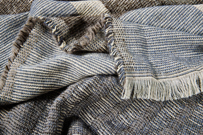 Geometrico - Coperta Tonalita Grigia 130X170