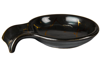 Cucina - Poggiacucchiaio Nero Ramage Oro