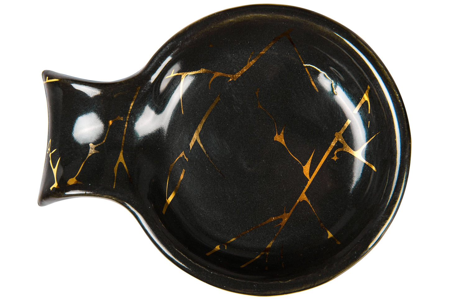 Cucina - Poggiacucchiaio Nero Ramage Oro