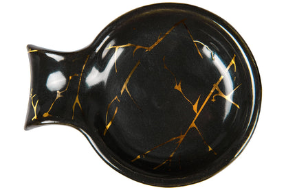 Cucina - Poggiacucchiaio Nero Ramage Oro