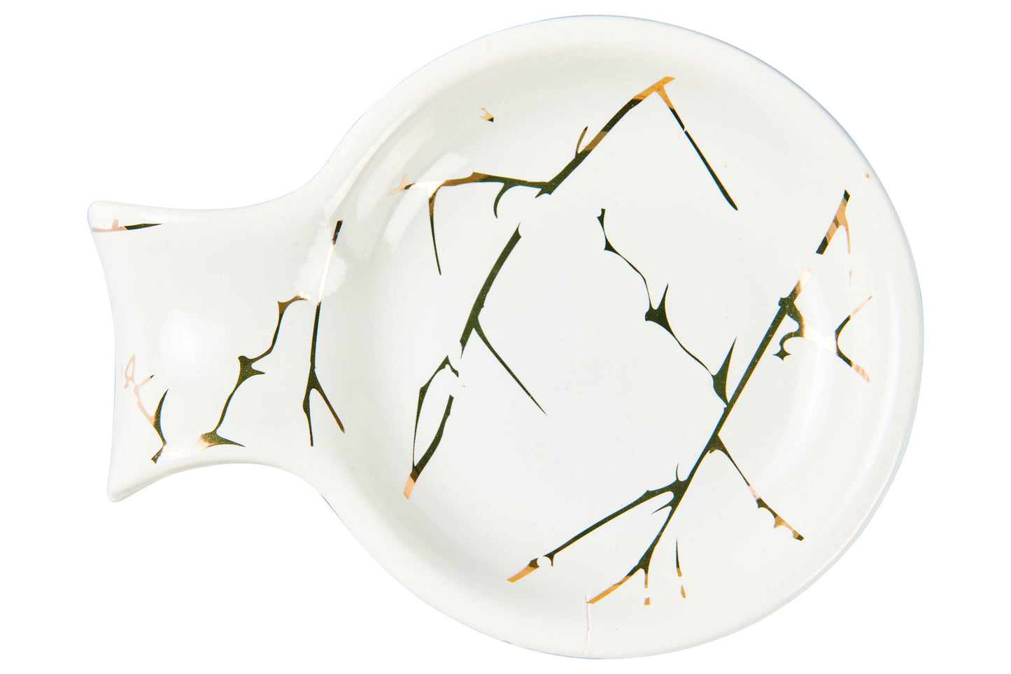 Cucina - Poggiacucchiaio Bianco Ramage Oro