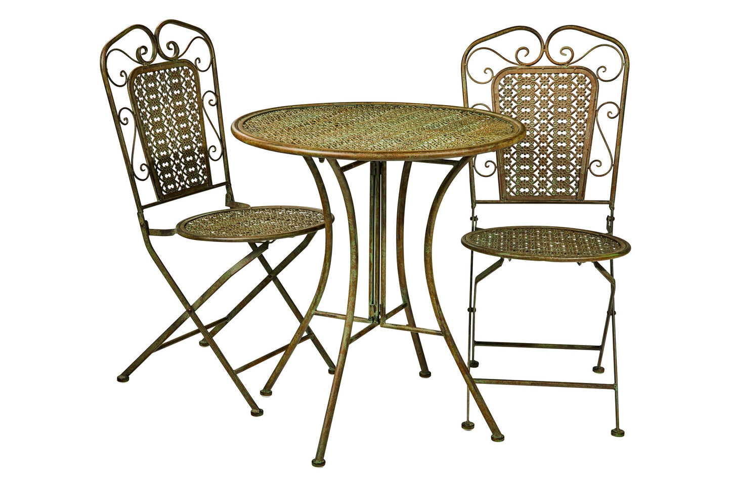 Iron Line - Tavolo da Esterno in Ferro Verde