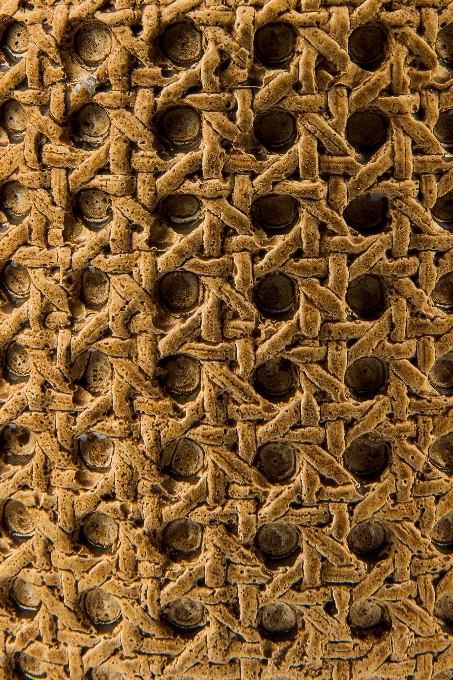 Cemento Vimini - Vaso Disegno Paglia Vienna Misura 14X12