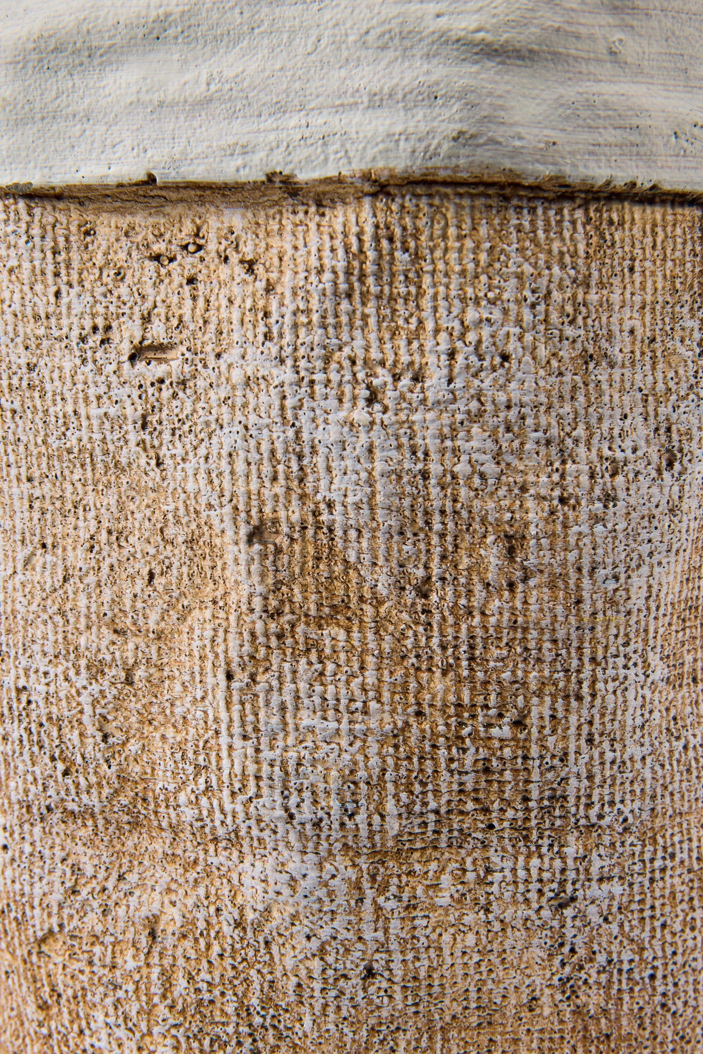 Cemento Vimini - Vaso Disegno Balla Juta Misura Media