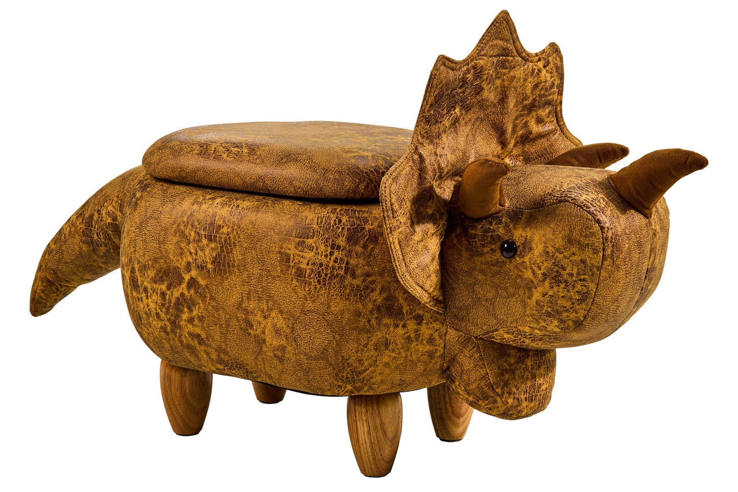 Pouf In Pelliccia Sintetica - Dino