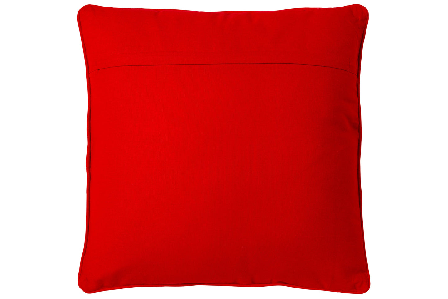 Ricamo - Cuscino Foglie di banano arancioni e beige