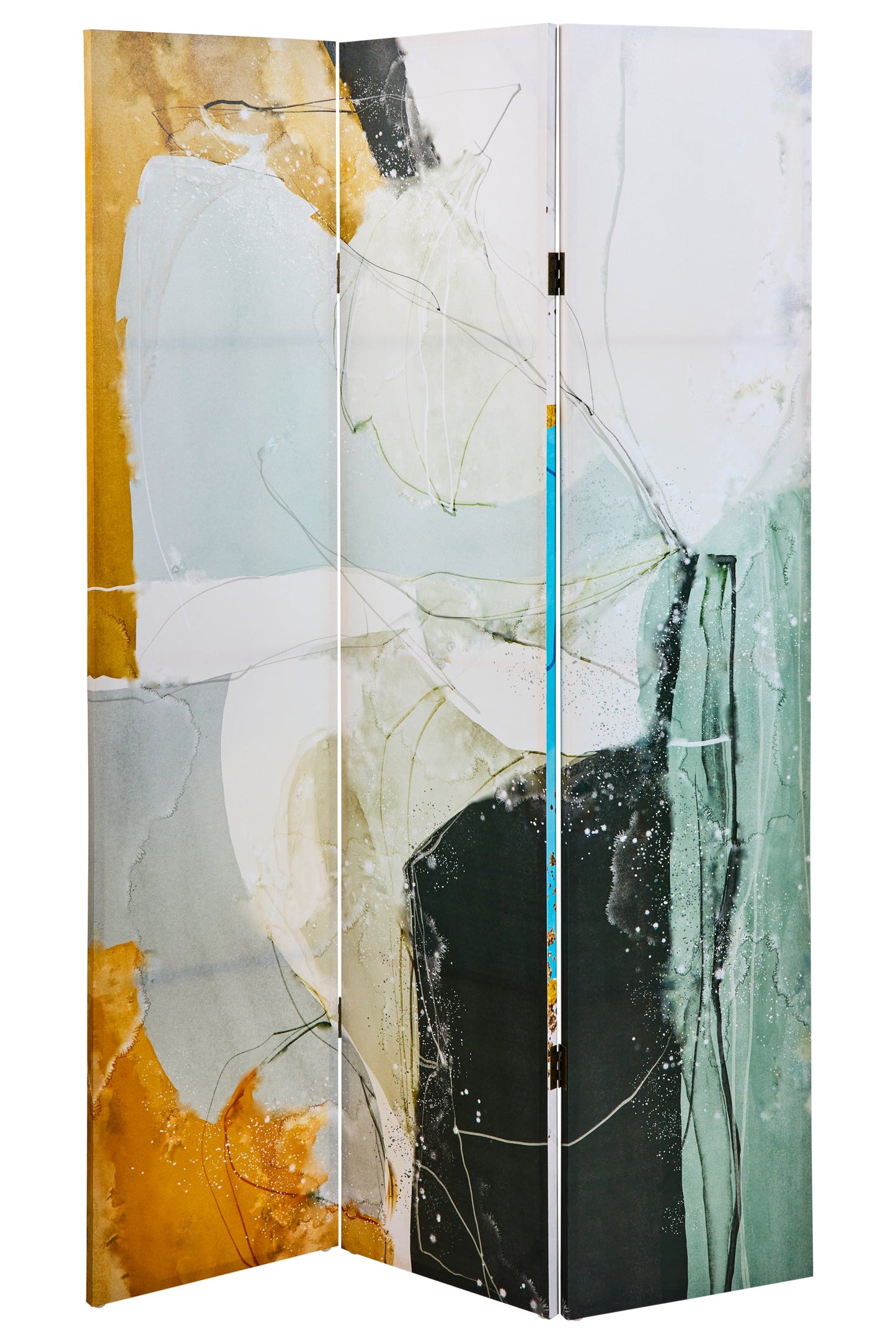 Paravento - Tela Marmo Multi Colori 3 Ante