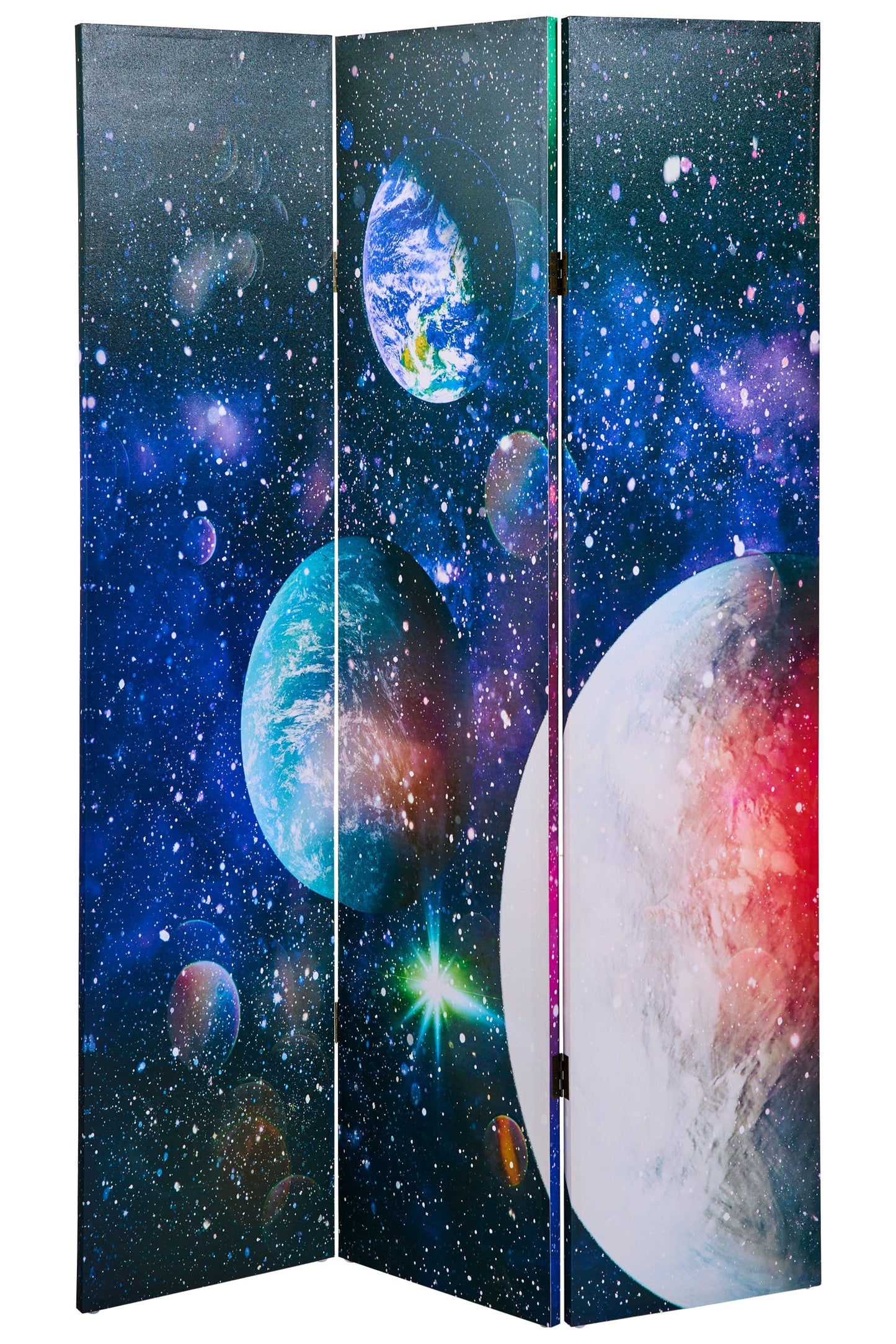 Paravento - Universo Fronte Retro 3 Ante Tela