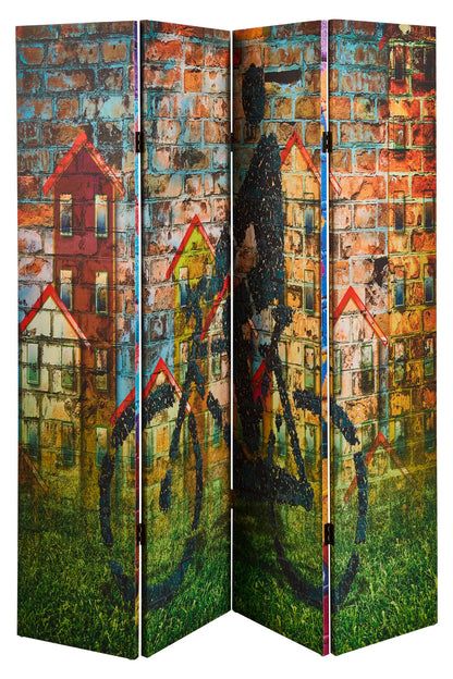 Paravento - Street Art 4 Ante Lino