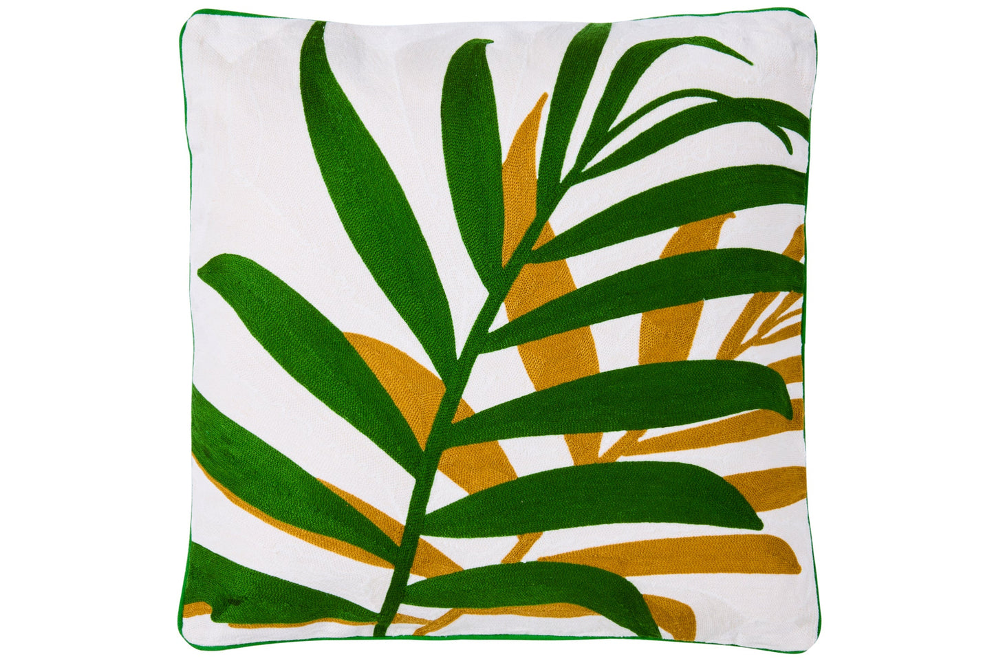 Ricamo - Cuscino Foglie di Palma
