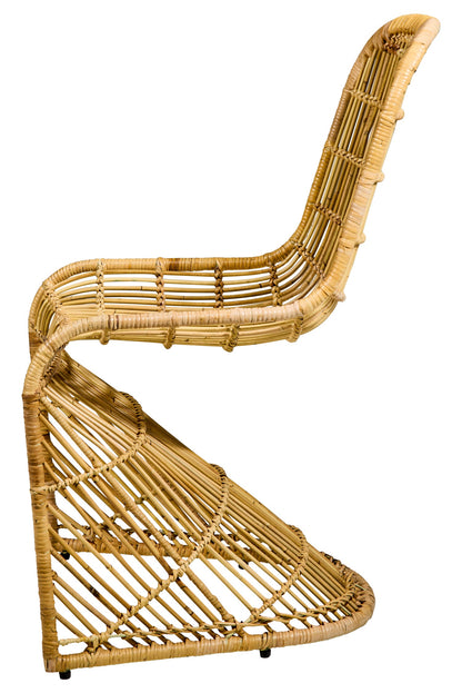 Antigua - Sedia da Esterno in Rattan Naturale