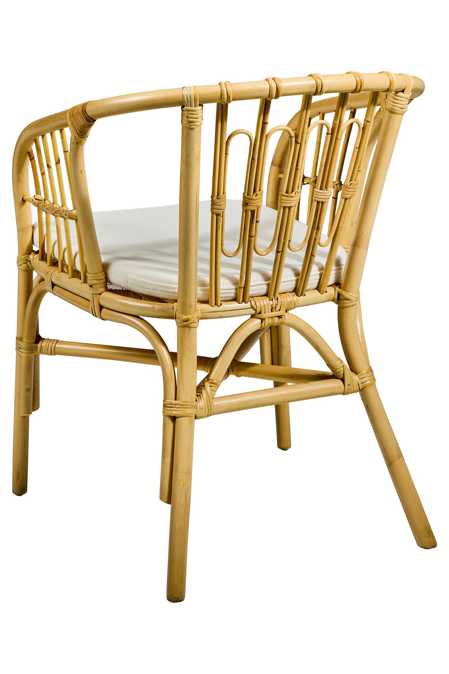 Barbados - Poltroncina da Esterno in Rattan con Cuscino