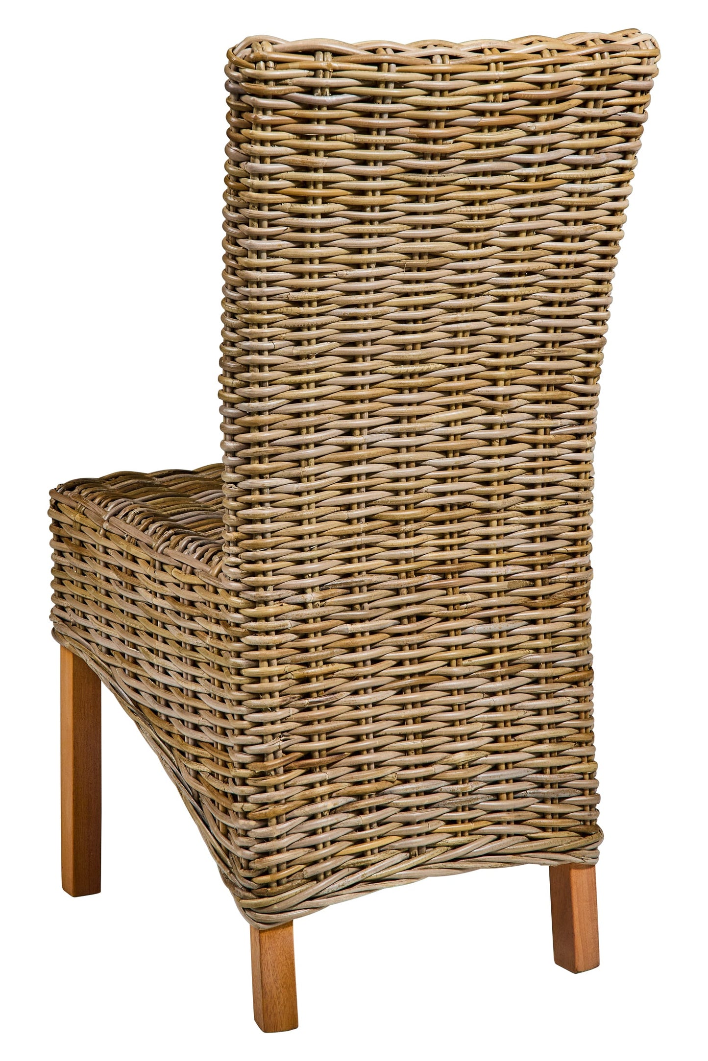 Dominica - Sedia da Esterno in Rattan senza Cuscino