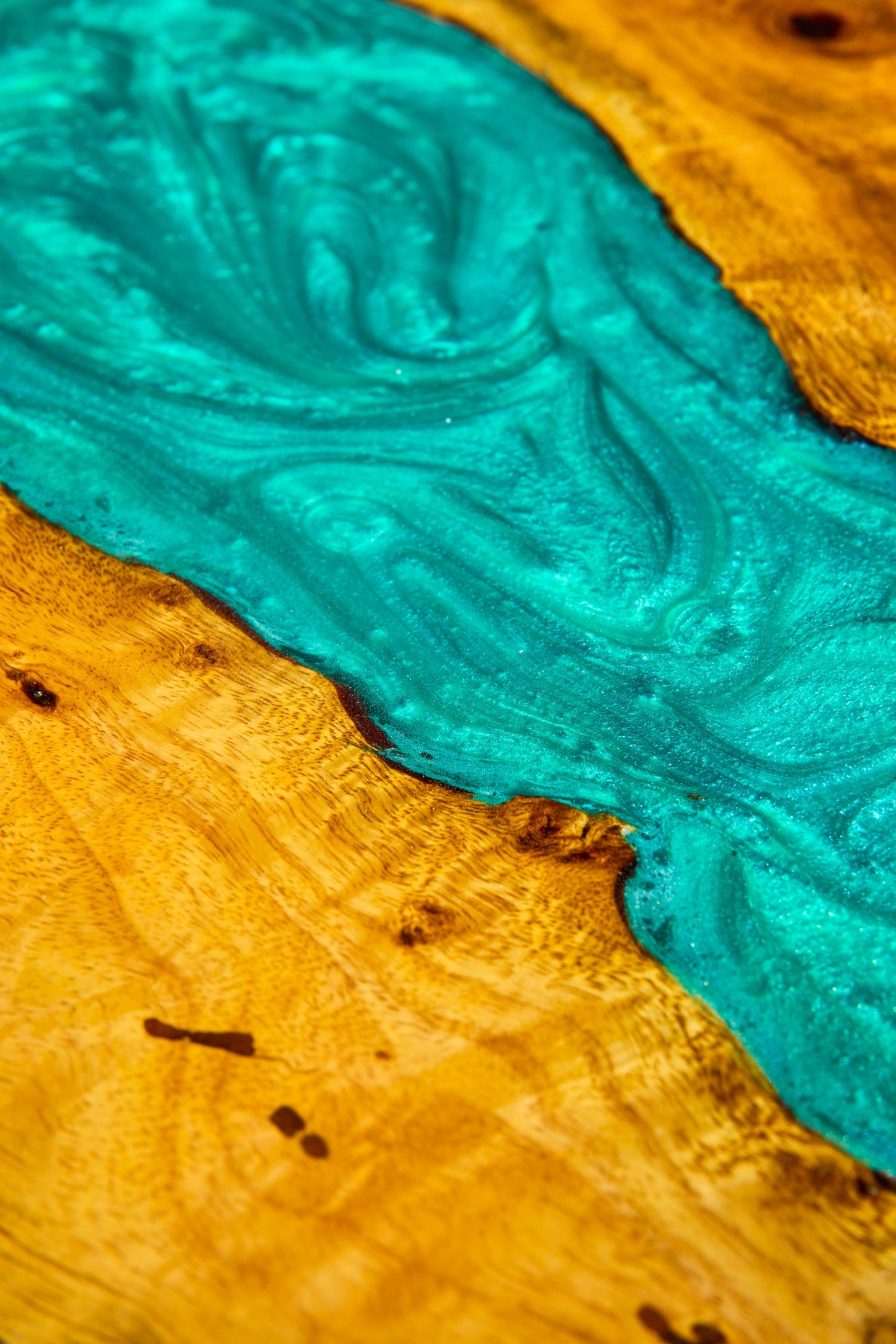 Resina - Set 3 Tavolini Smeraldo