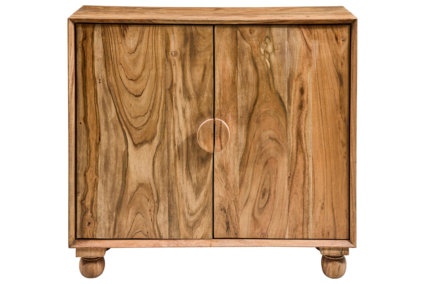 Rockler - Mobiletto in Legno di Acacia 2 Ante