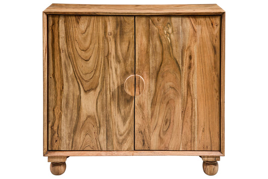 Rockler - Mobiletto in Legno di Acacia 2 Ante