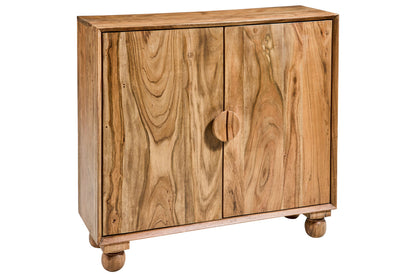 Rockler - Mobiletto in Legno di Acacia 2 Ante