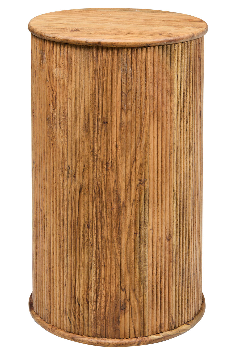 Caribe - Tavolino Rotondo Alto Con Decorazioni