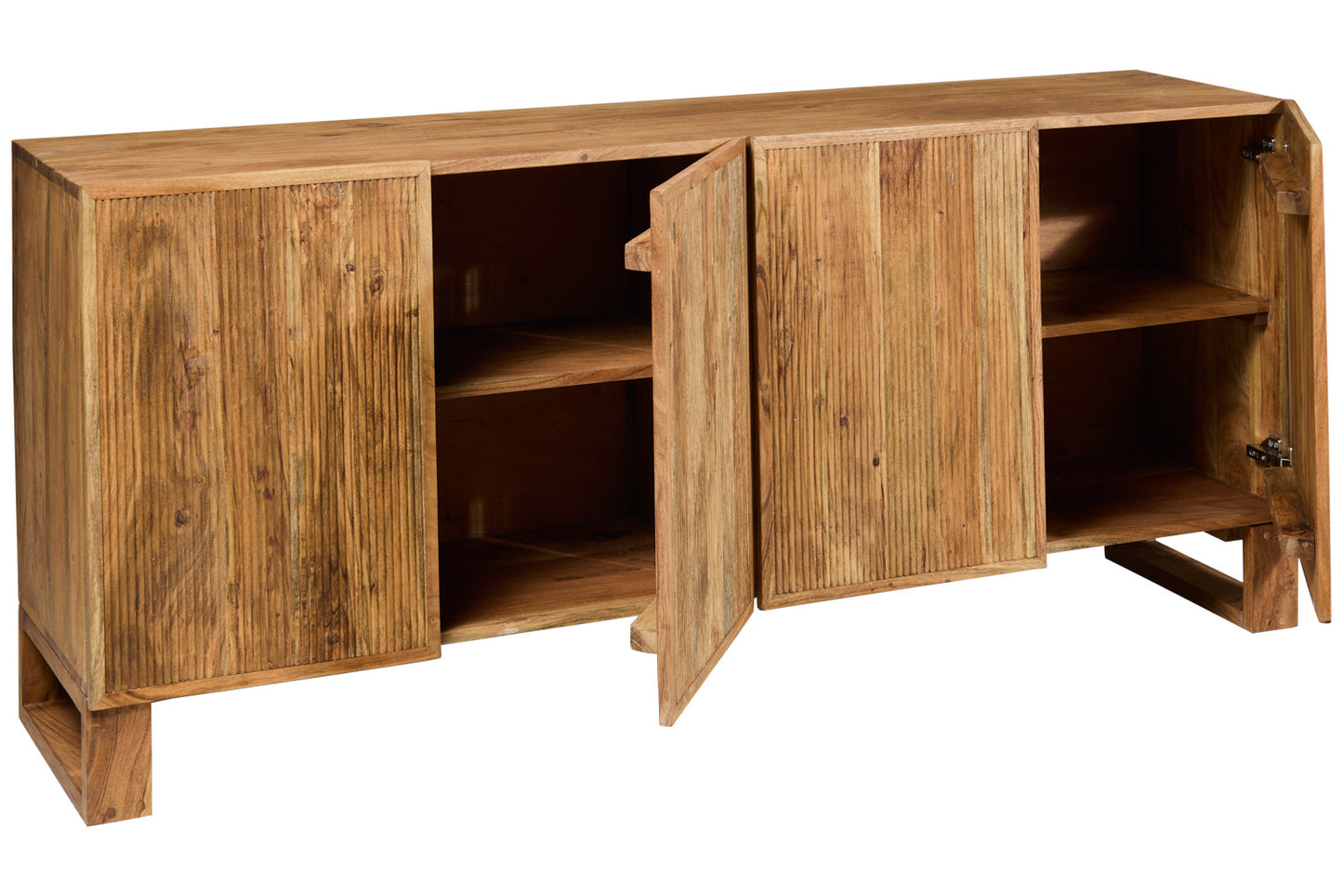 Caribe - Credenza Con Decorazioni 4 Sportelli