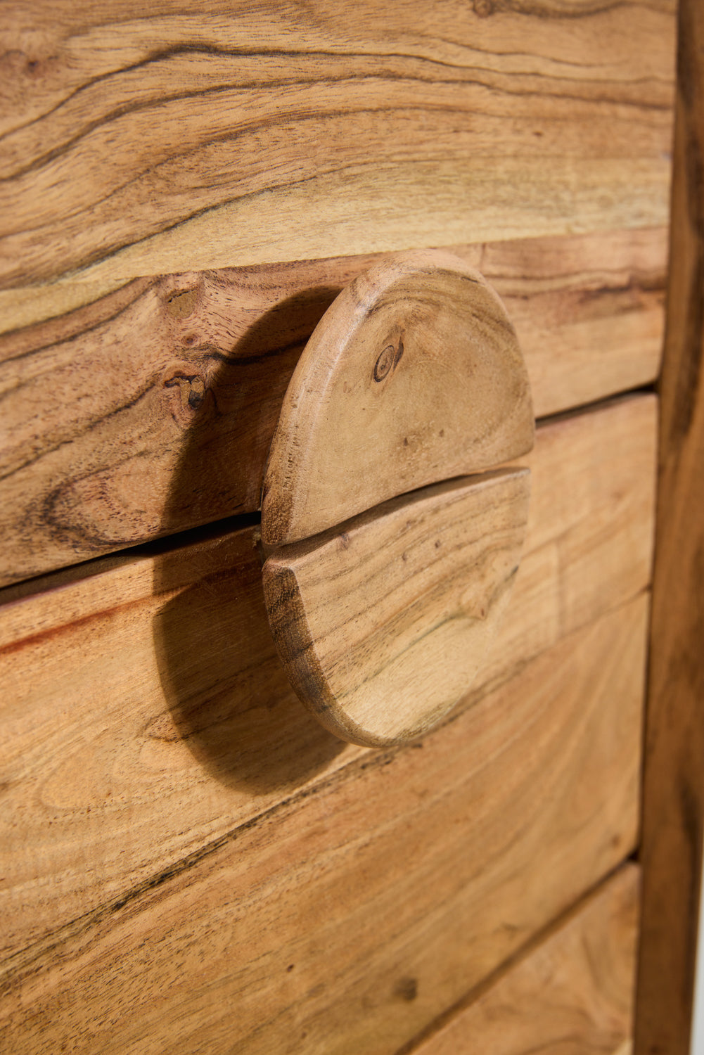 Rockler - Cassettiera in Legno di Acacia 6 Cassetti