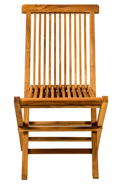 Cabrera - Sedia pieghevole in Teak Marrone